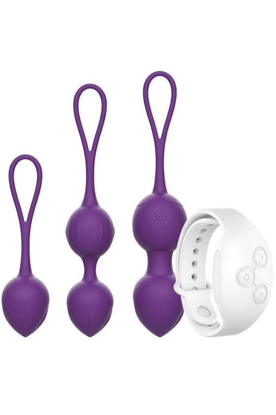 REWOLUTION REWOBEADS VIBRATING BALLS REMOTE CONTROL WITH WATCME