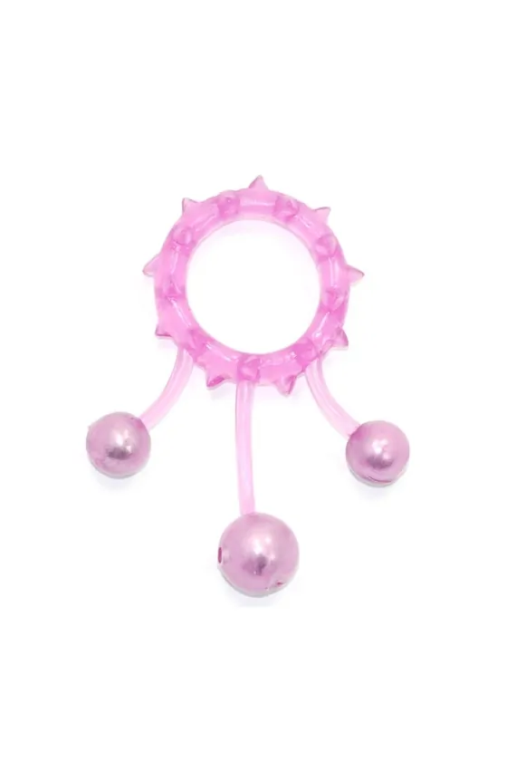 PENIS RING WITH 3 METALLIC...