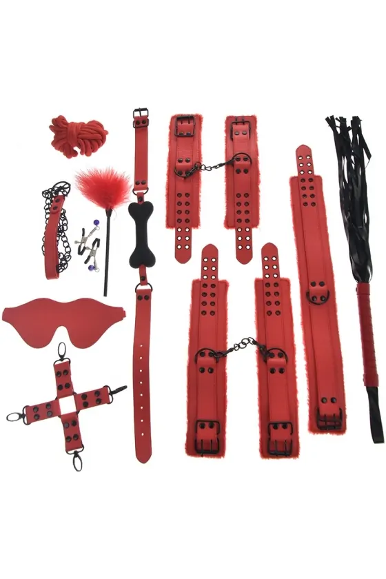SET BDSM DISCIPLINE ME  RED