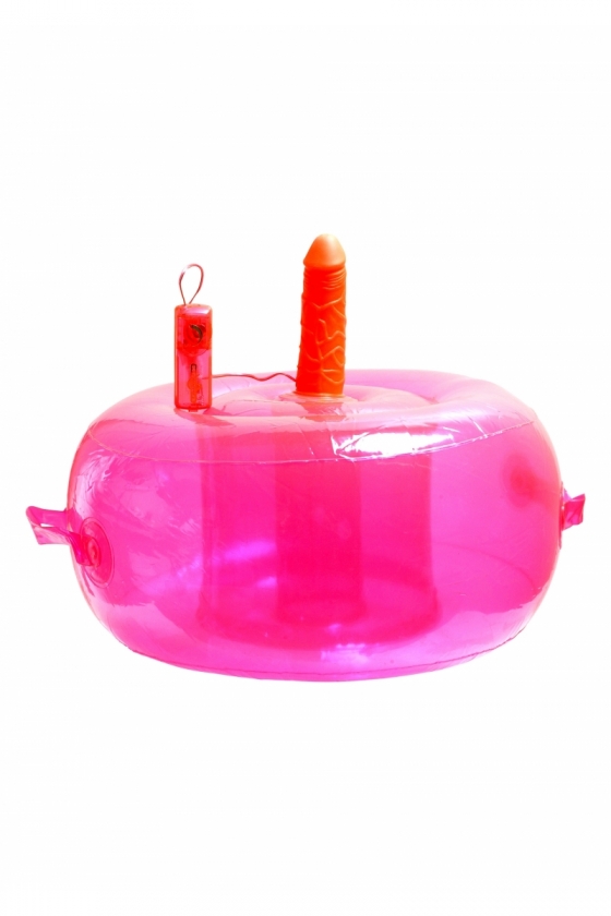INFLATABLE SEAT WITH VIBRATOR AND VIBRATION