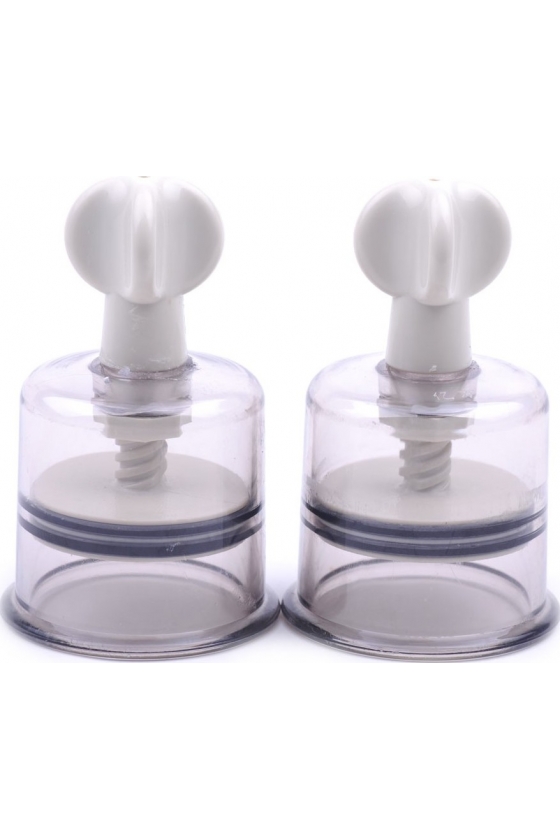 SET OF 2 EXTRA LARGE PASSION LABS NIPPLE AND CLITORIS PUMPS