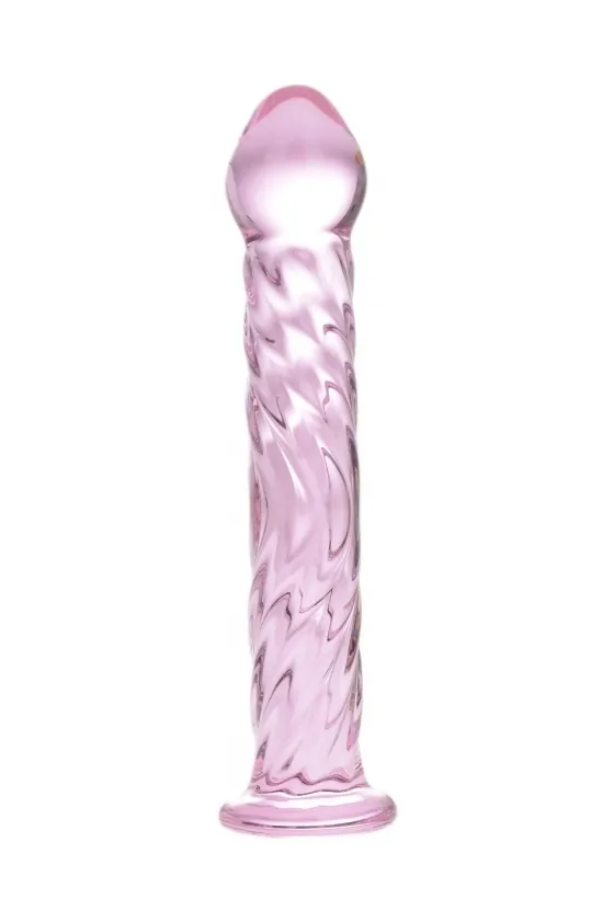 DILDO GLASS LOVELY STRIPES...