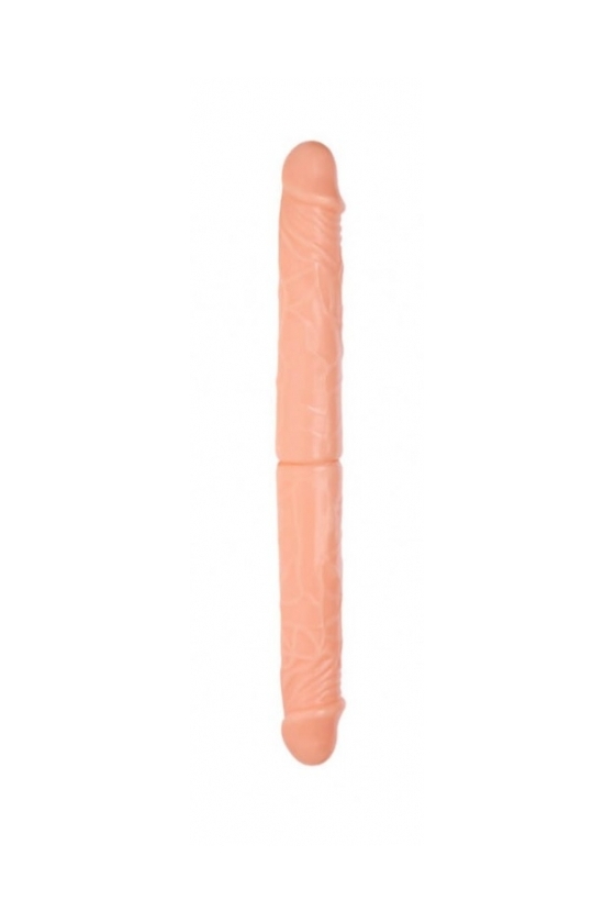 DILDO DOUBLE BENDABLE NATURAL ANAL 37CM