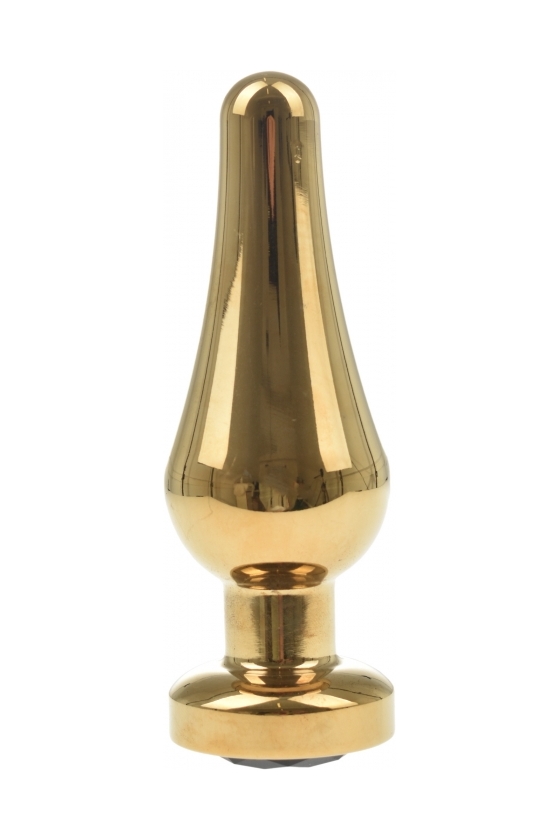 ANAL STOPPER EMERY SMALL METALIC GOLD / BLACK