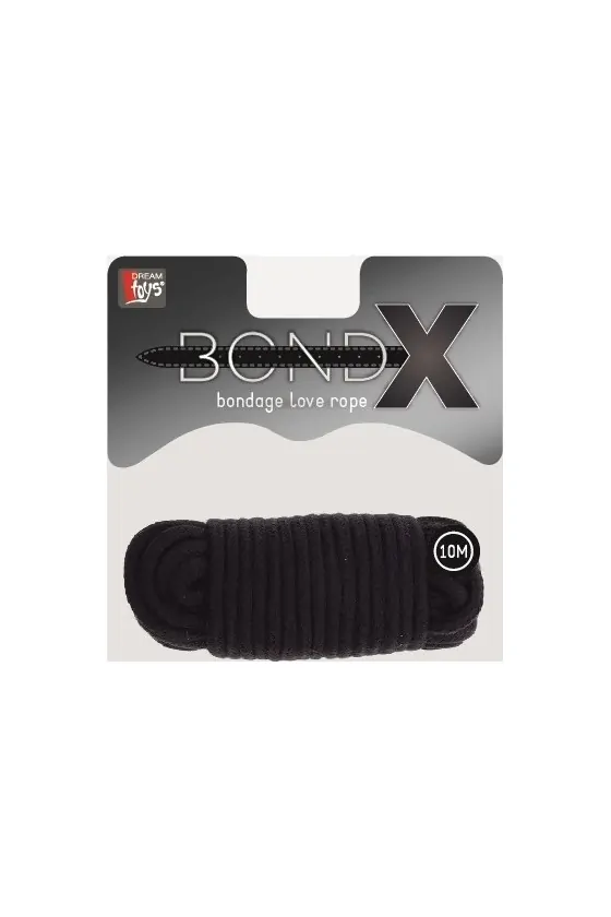 BONDAGE ROPE 10M BLACK