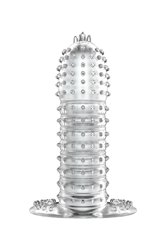 PENIS SILICONE EXTENSION SLEEVE 2 CLEAR