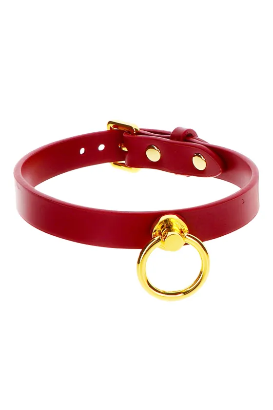 TABOOM RED O RING COLLAR