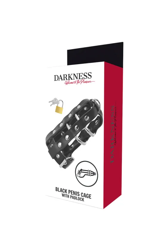 DARKNESS - LEATHER CHASTITY...