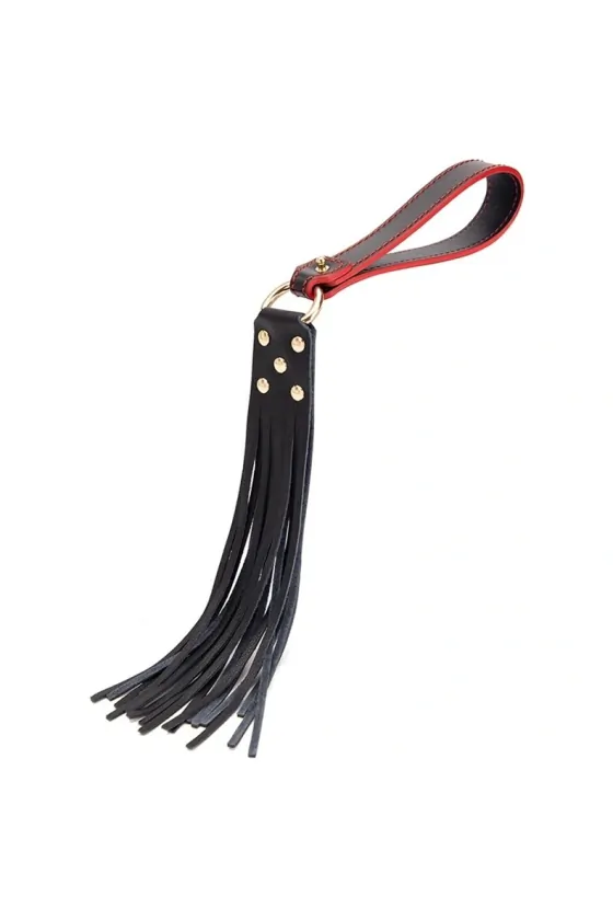 RED FETISH WHIP BLACK 45CM