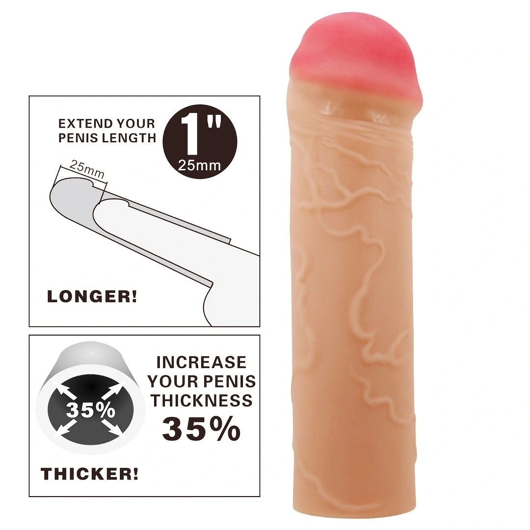 Pretty Love Nile Penis Extender 16.5 cm Flesh